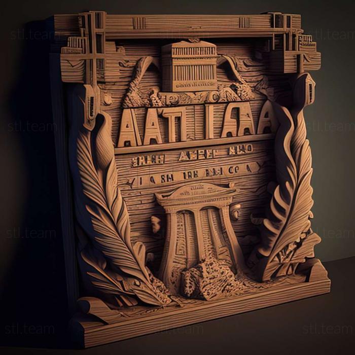 3D model Alcatraz game (STL)
